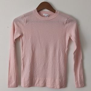 Club Monaco XS baby pink wool sweater